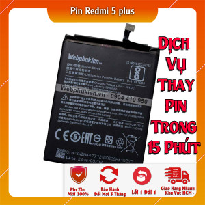 Pin Webphukien cho Xiaomi Redmi 5 plus Việt Nam (BN44) - 4000mAh 